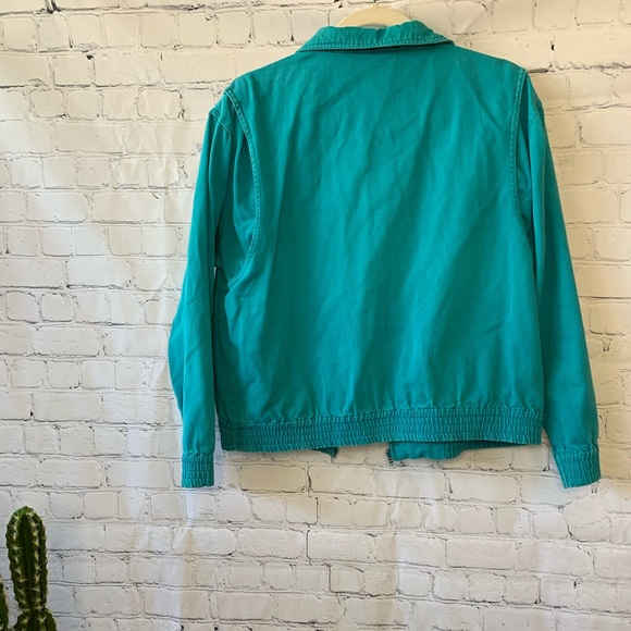 80’s Aqua jean jacket - Picture 3 of 6